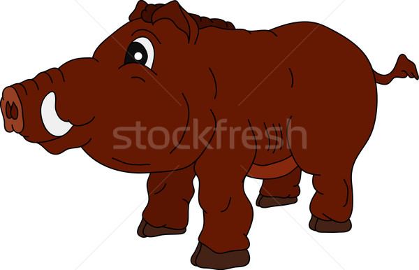 600x386 Wild Boar Vector Illustration Pavel Bortel (Pavelmidi) ( 1272853