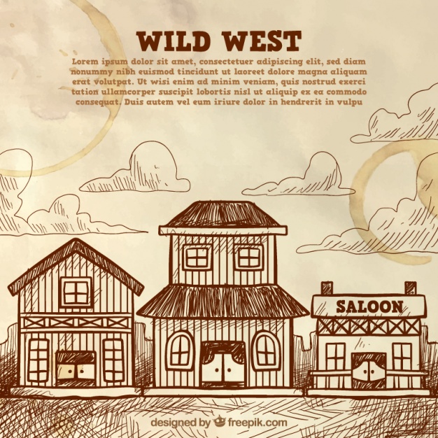 626x626 Vintage Background Of Wild West Vector Free Download