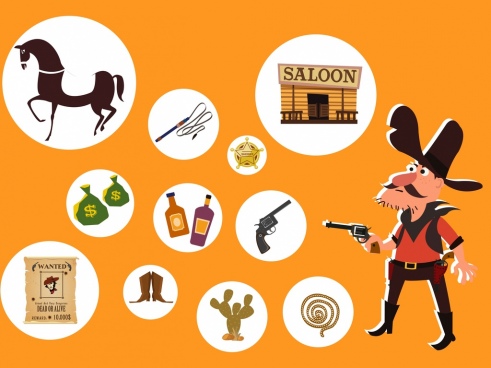 491x368 Wild West Vector Free Vector Download (905 Free Vector) For