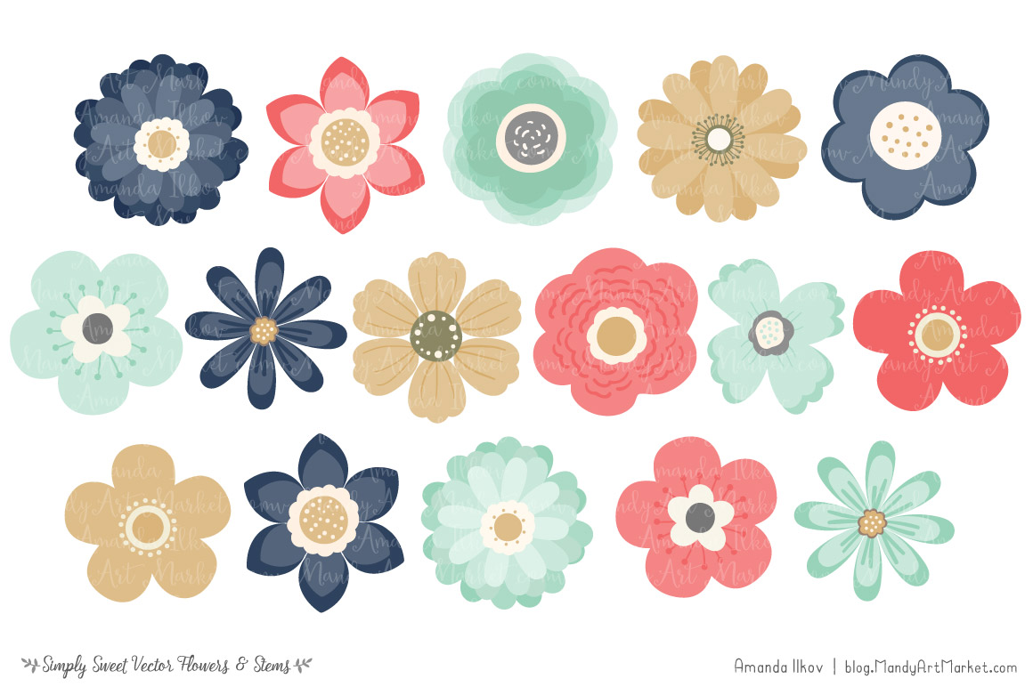 1160x772 Wildflower Clipart Modern Flower