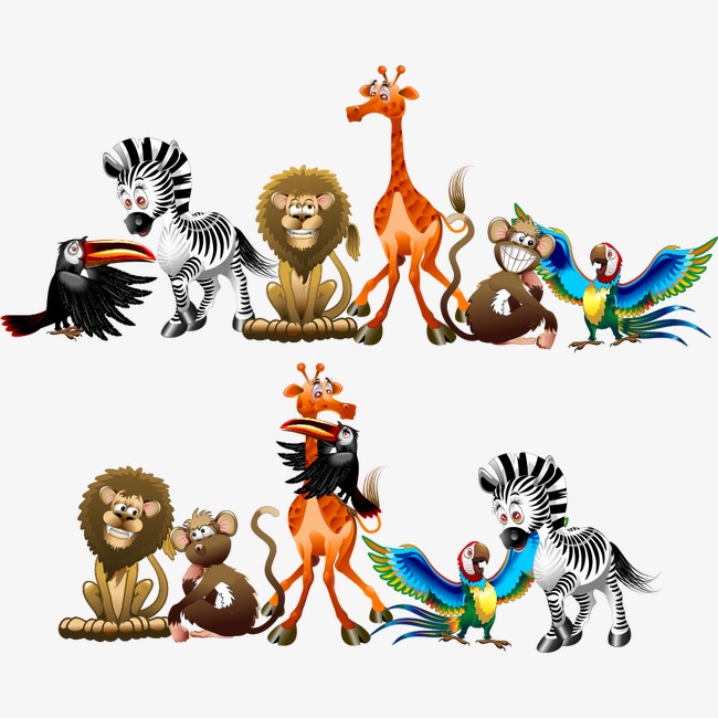 650x650 Vector Wildlife, Wild Animals, Cartoon Animals, Animal Png And