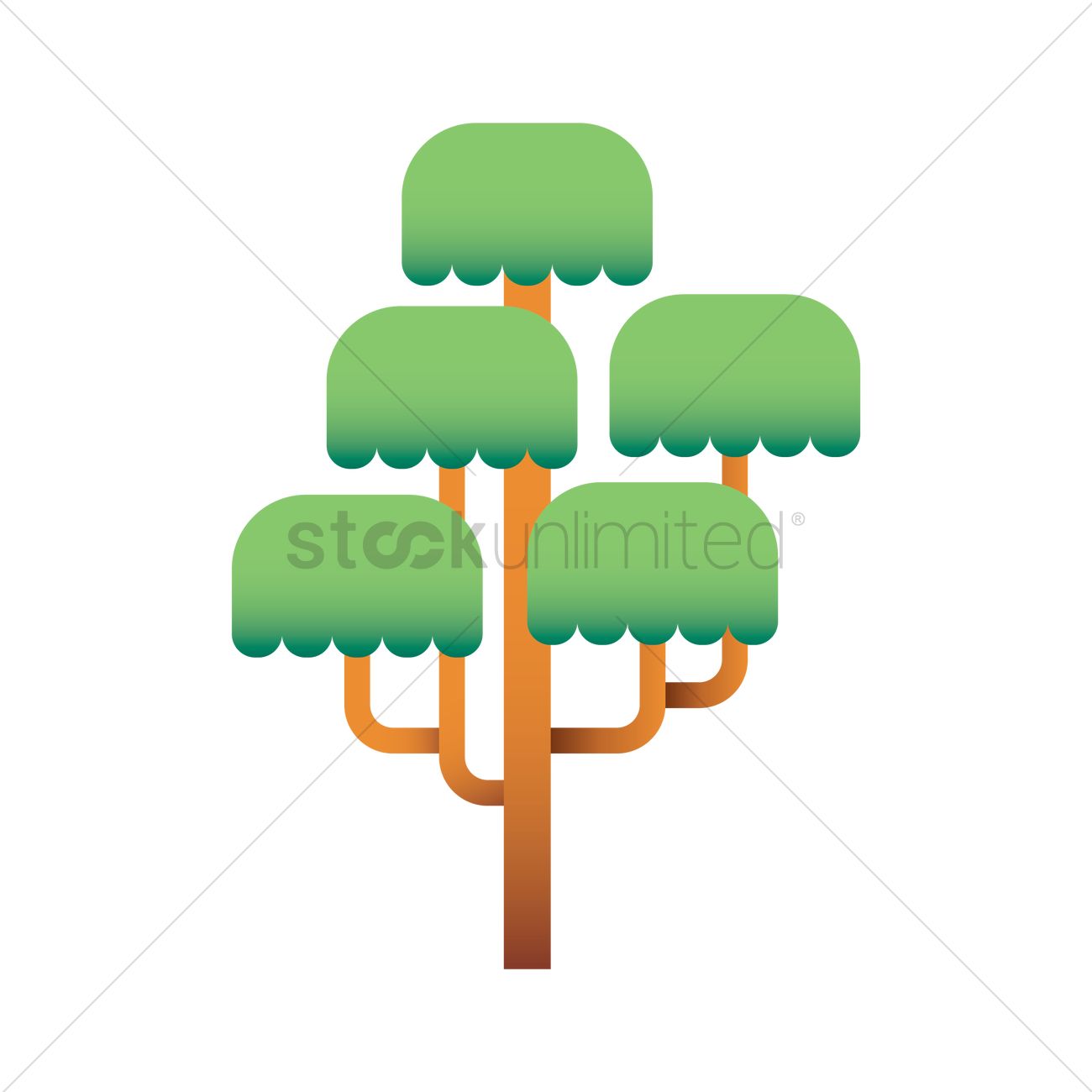 1300x1300 Weeping Willow Tree Vector Image