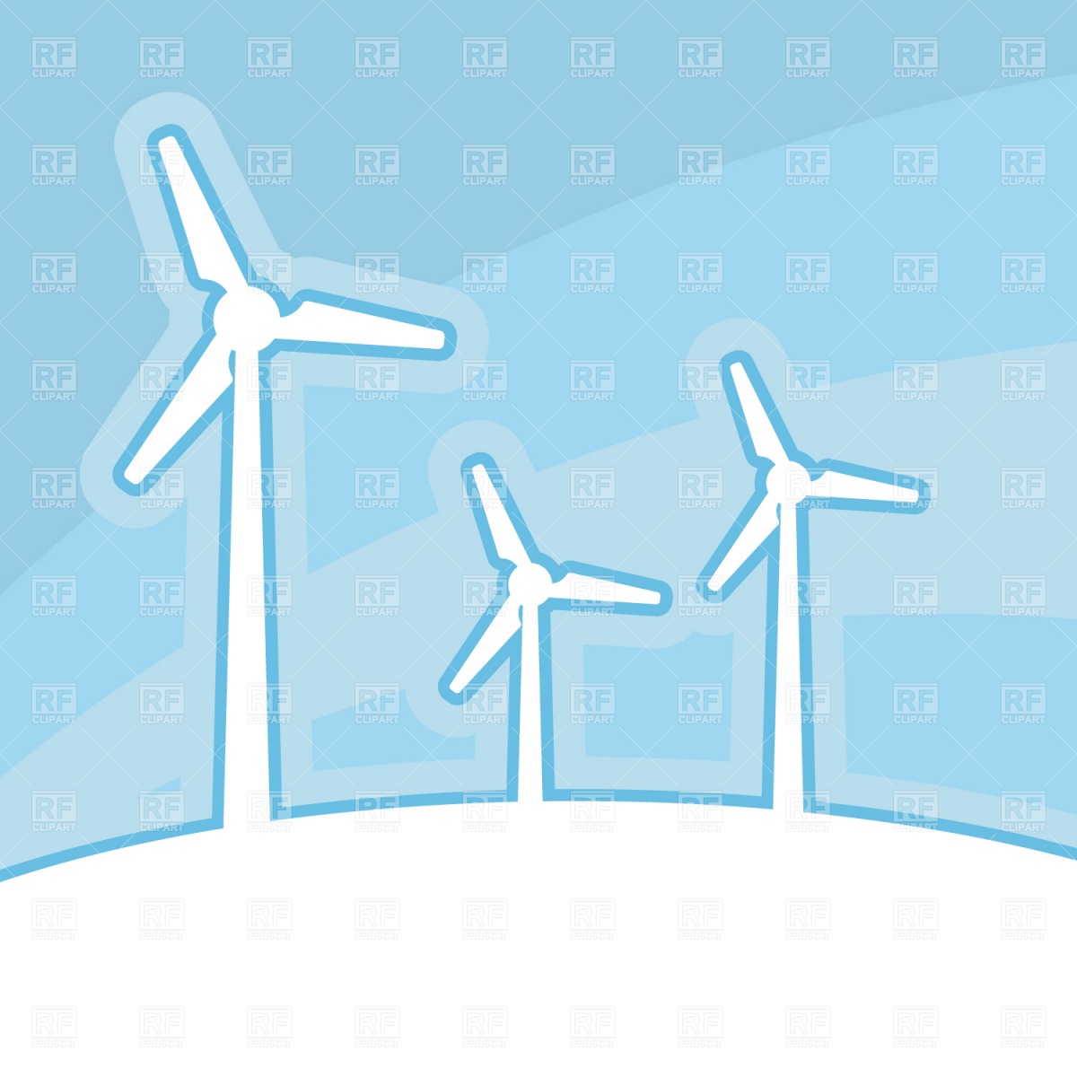 1200x1200 Wind Turbine Vector Image Vector Artwork Of Backgrounds