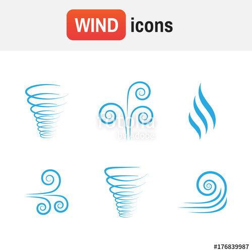 500x500 Air Wave Vector. Illustration Vector Of Wind Icon Collection