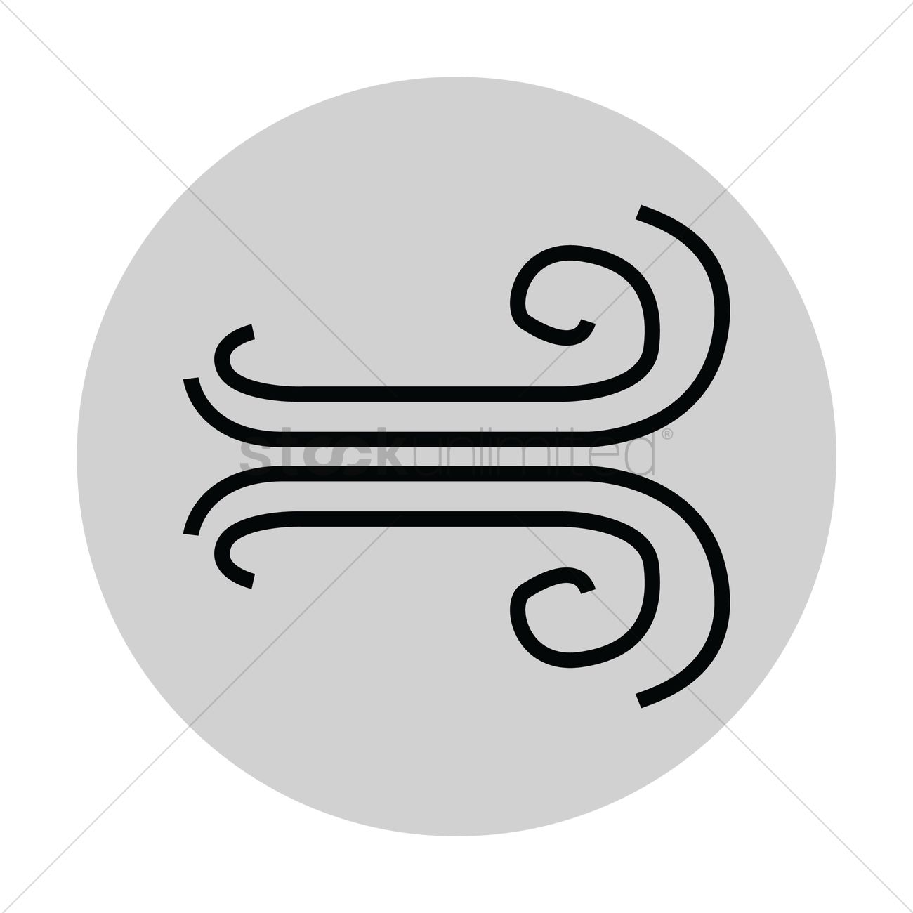 1300x1300 Free Wind Vector Image