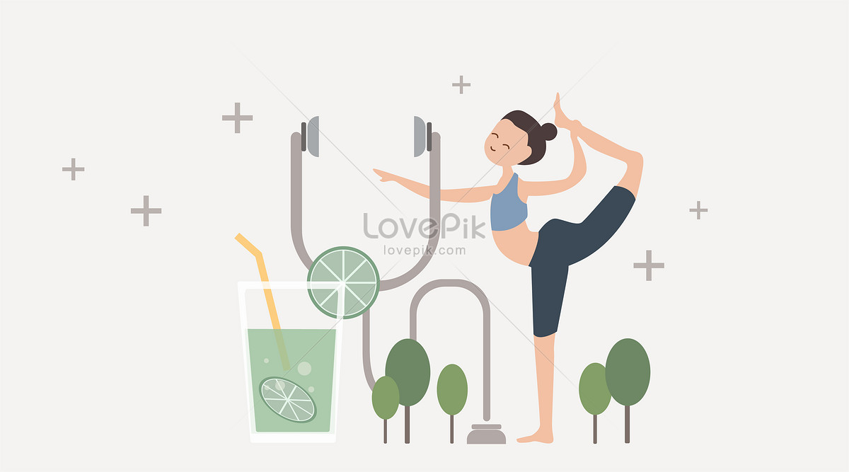 1200x667 Yoga Fresh Wind Vector Illustration Photo Image Picture Free