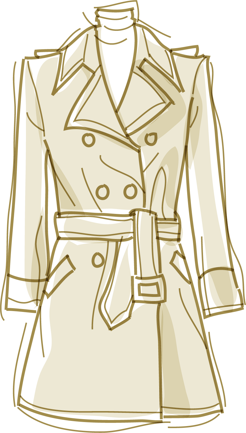 853x1502 Trench Coat Dress Windbreaker