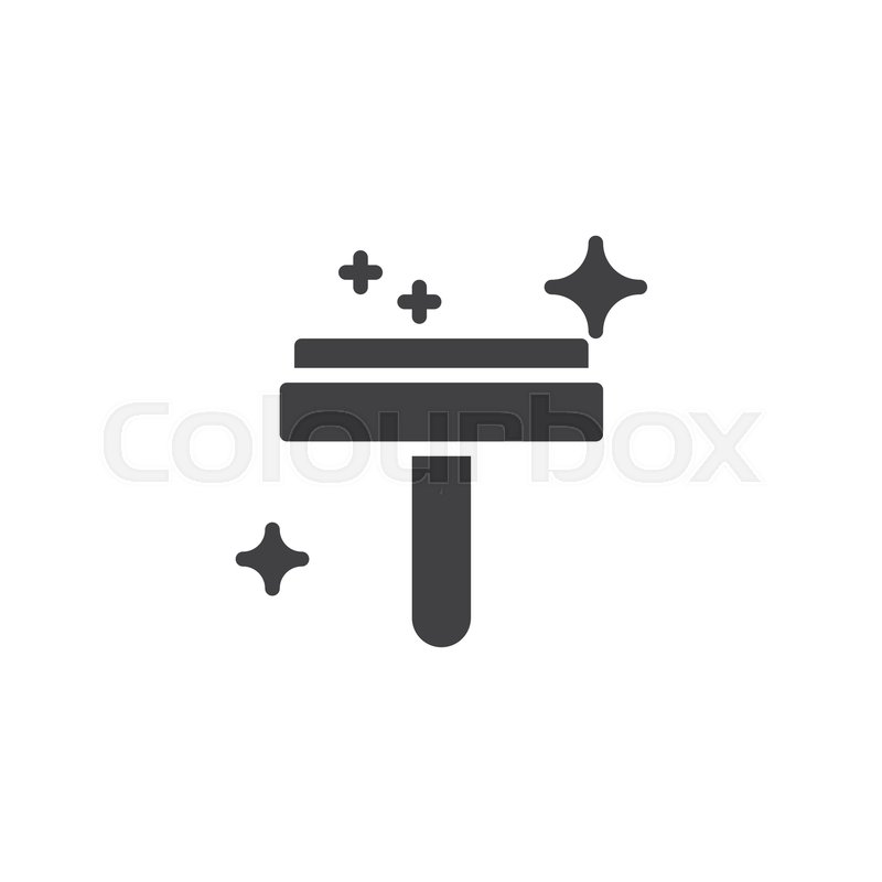 800x800 Glass Cleaner Vector Icon. Filled Flat Sign For Mobile Concept And