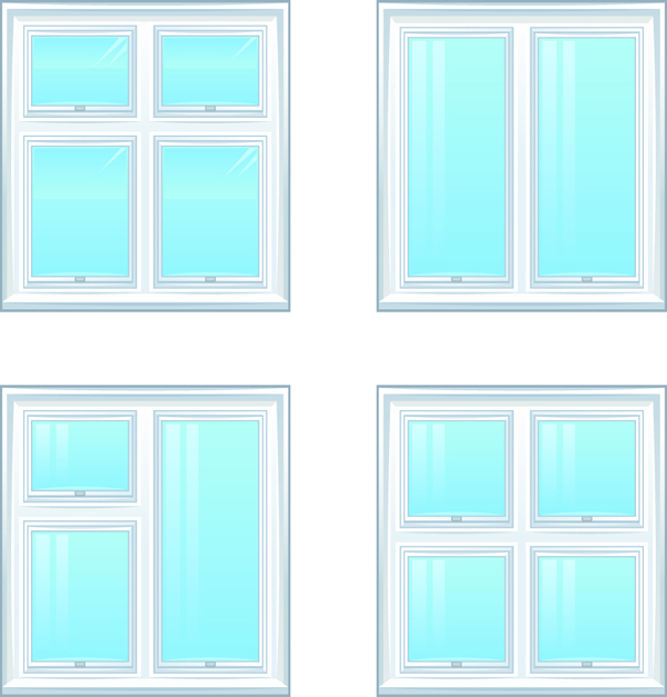 600x627 Realistic Windows And Doors Vector Free Vector 4vector