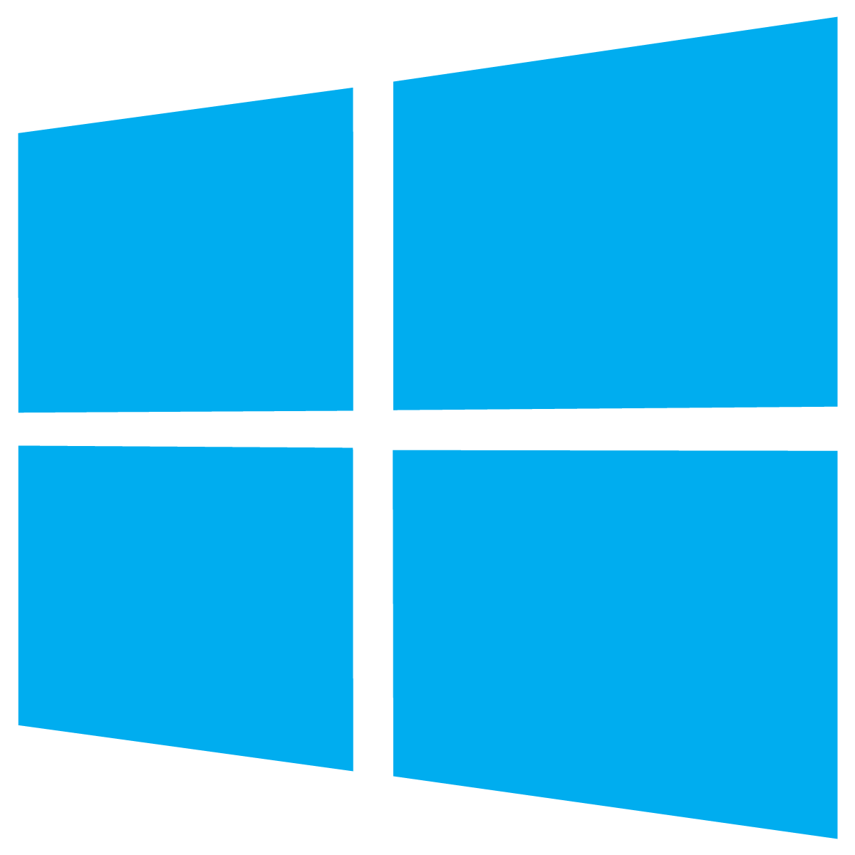 1200x1200 Microsoft Windows 10 Icon Logo Vector Free Vector Silhouette