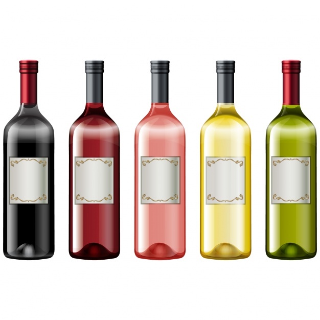 626x626 Wine Bottle Vector Free