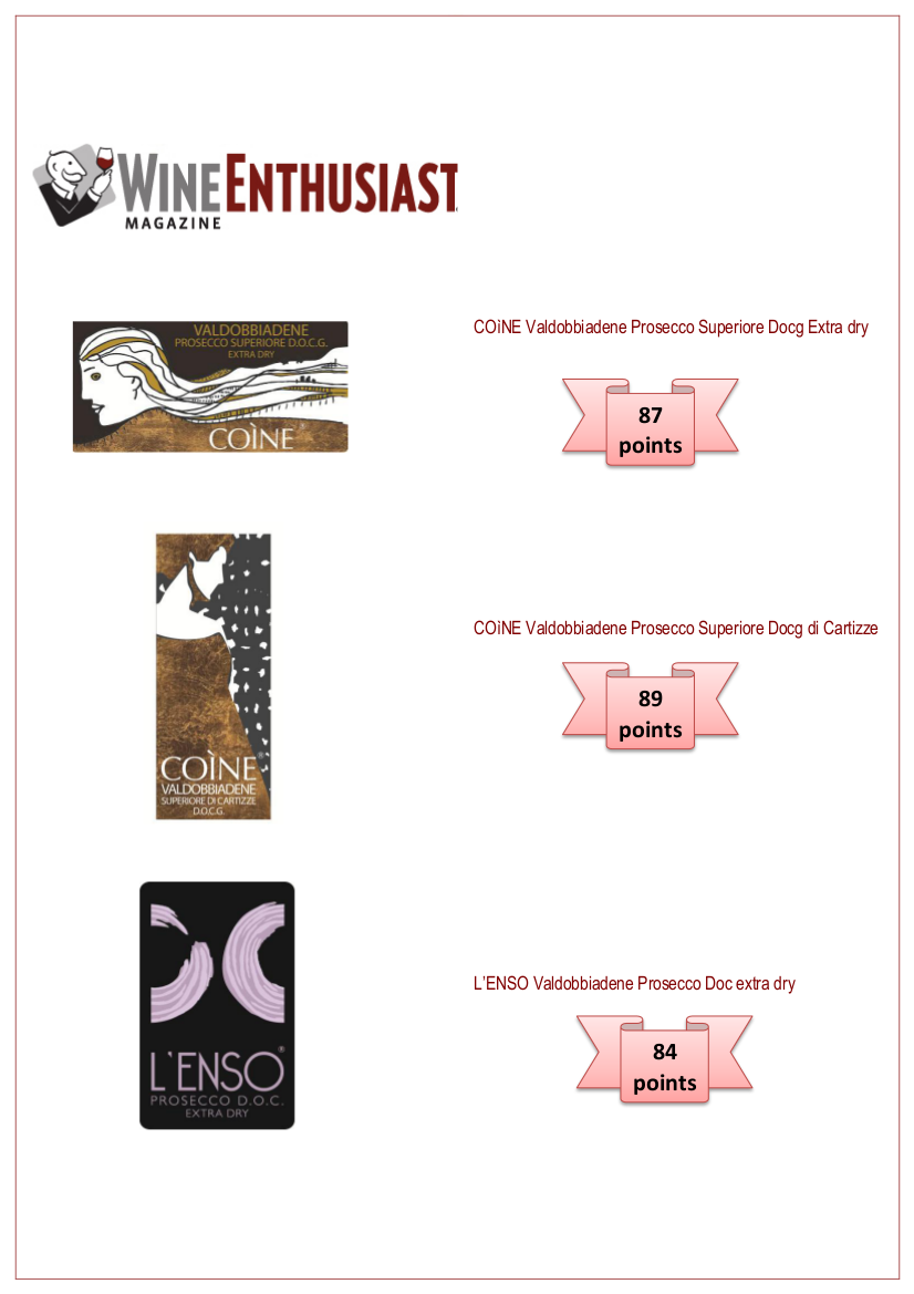 826x1169 Wine Enthusiast 2012 Senza Logo Vnc Prosecco Carlo Bisol Solighetto