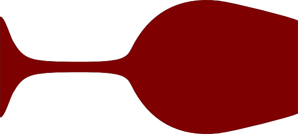 600x270 Wine Glass Outline Clip Art