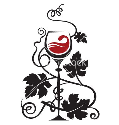 380x400 Glass And Grapes Vector Fonts And Vectors Glass