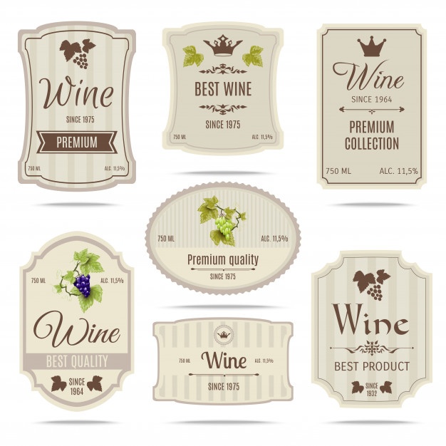 626x626 Wine Labels Vectors, Photos And Psd Files Free Download