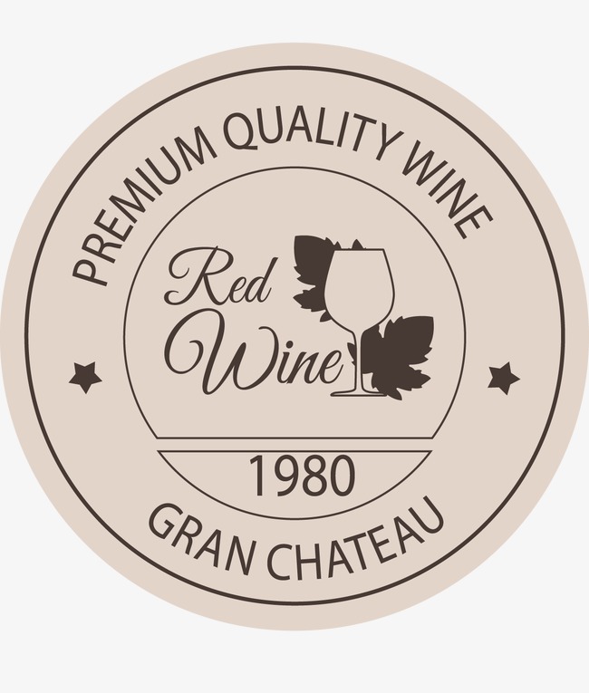 650x765 Circular Wine Label Vector Material, Round, Wine, Label Png And