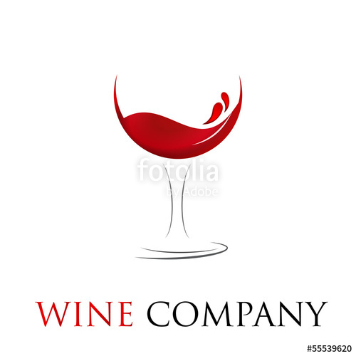 500x500 Vector Logo Glass Of Wine Stock Image And Royalty Free Vector