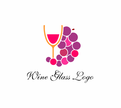 389x346 Drink Wine Grapes Food Vector Logo Download Vector Logos Free