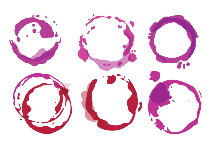 700x490 Wine Stain Vectors
