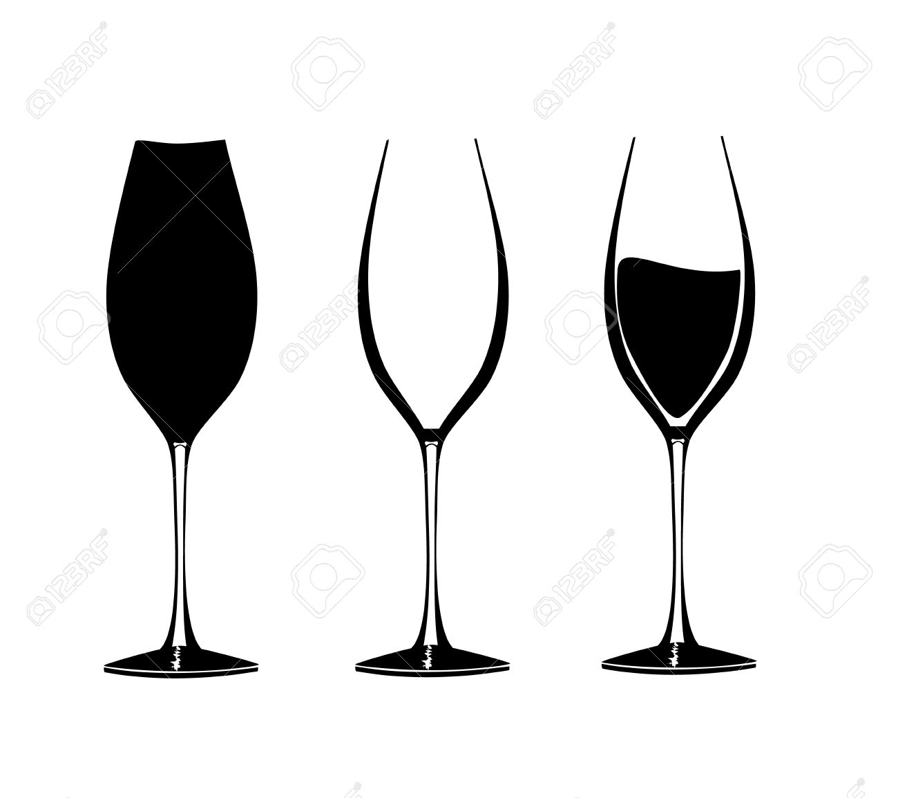 1300x1155 Quotes About Wine On Wine Glass Silhouette Calligraphy... Vectors