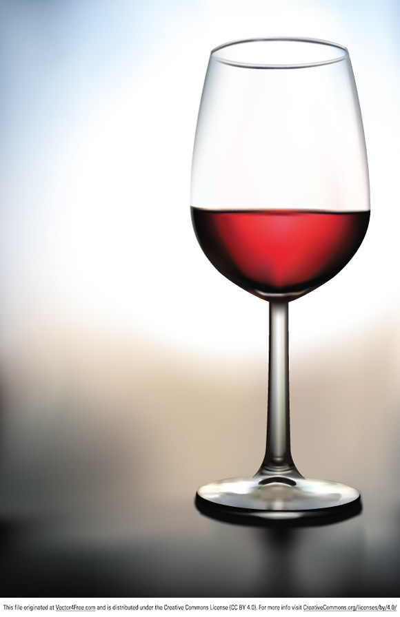 580x896 Free Glass Of Wine Vector