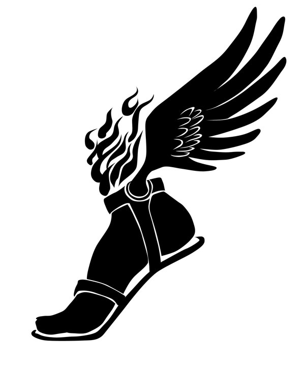 600x720 Winged Foot Logo Group With Items