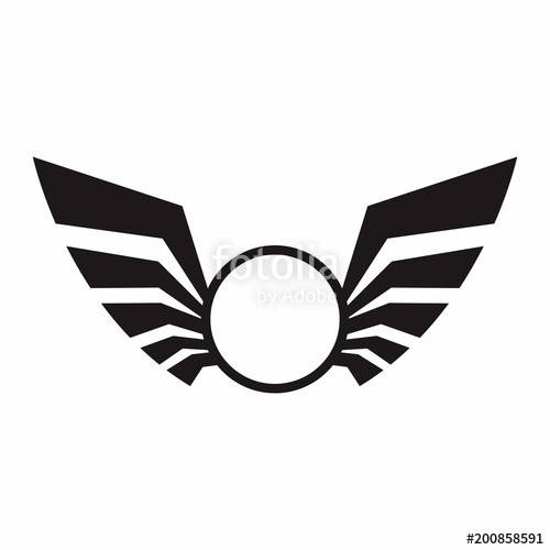 Wings Logo Vector at GetDrawings | Free download