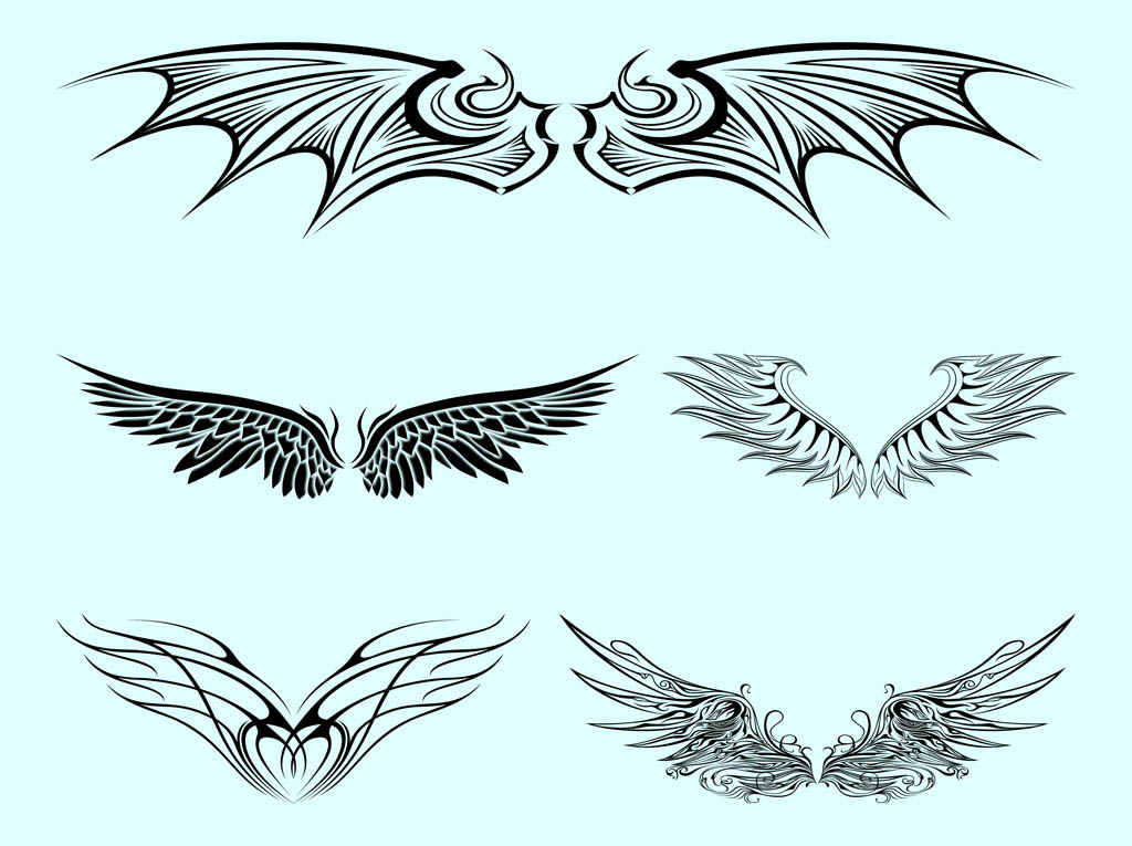 1024x765 Pairs Of Wings Vector Art Amp Graphics