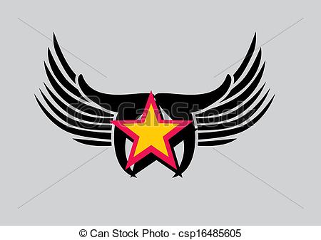 450x337 Tattoo Tribal Wings Vector Art.