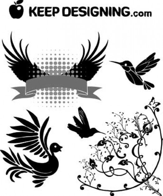 523x626 Vector Art Free Clip Art Bird Wings Design Vectors Vector