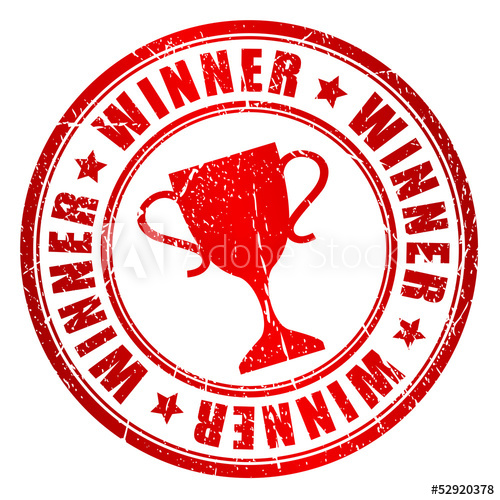 500x500 Winner Vector Stamp