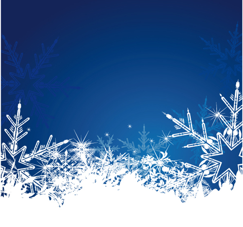 500x466 Elements Of Winter With Snow Backgrounds Vector 03 Free Download