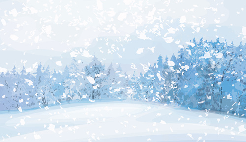 500x290 Free Vector Winter Landscape Free Vector Download (2,855 Free