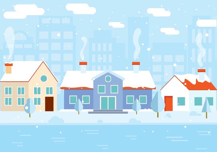 700x490 Vector Winter Building