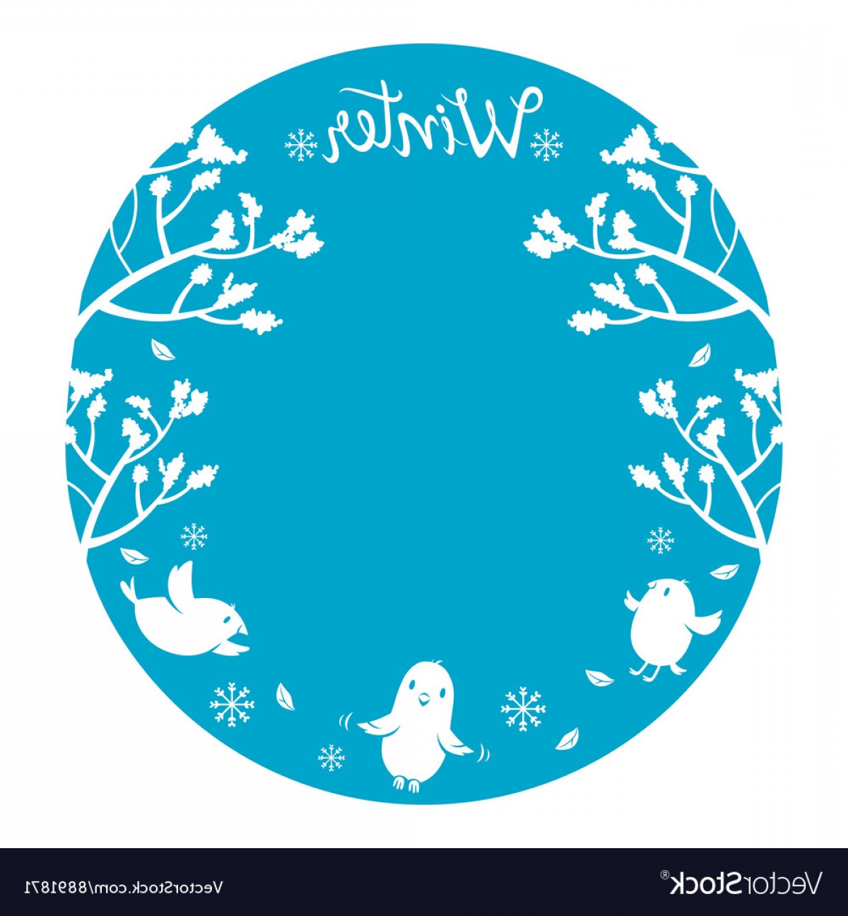 1200x1296 Circle Winter Frame Vector Art Arenawp