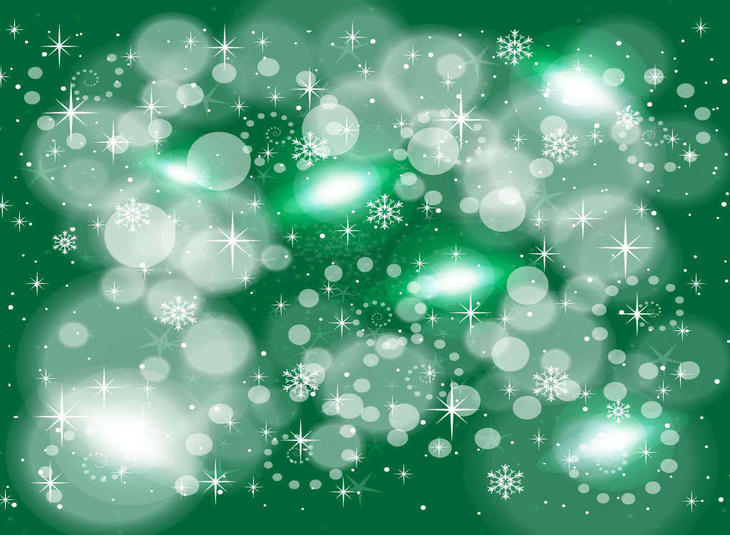 1024x750 Green Winter Vector Graphics