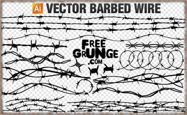 626x387 Vector Barbed Wire Vector Free Download