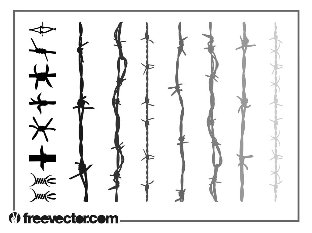 1024x765 Barbed Wire Vectors Vector Art Amp Graphics