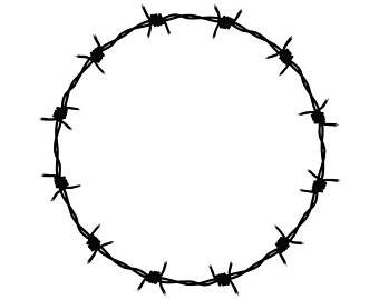 340x270 Barbed Wire Vector Etsy