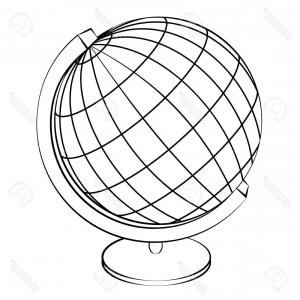 300x300 Royalty Free Stock Image Wireframe Globe Image Arenawp