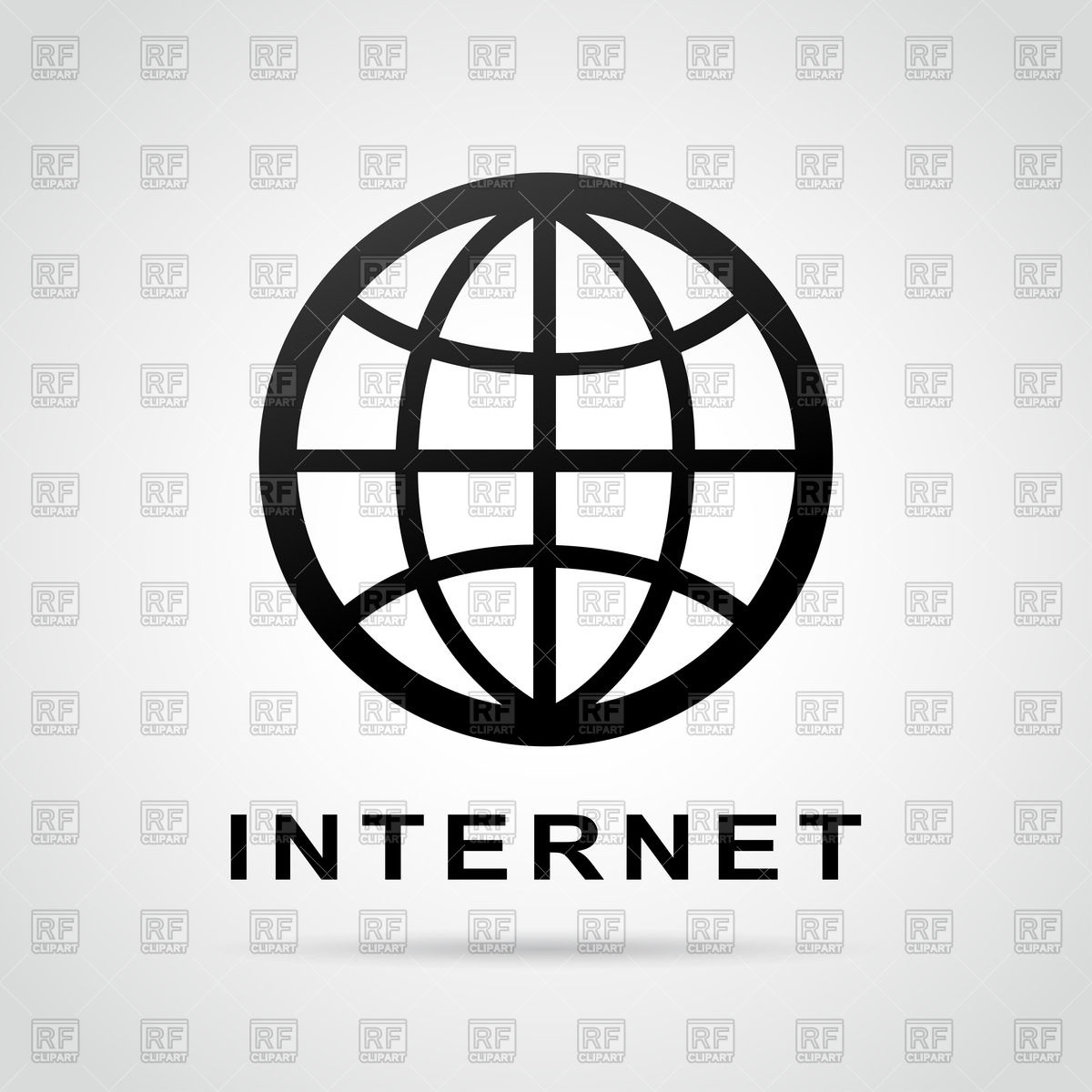 1200x1200 Wireframe Internet Globe Icon Vector Image Vector Artwork Of
