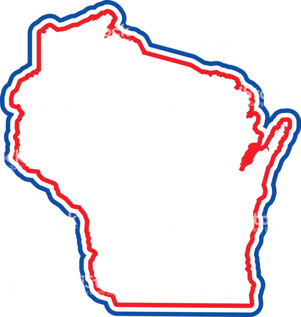 973x1024 Wisconsin Outline Vector Id933853454 State