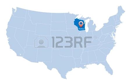 450x288 Maps Map Of Wisconsin Usa