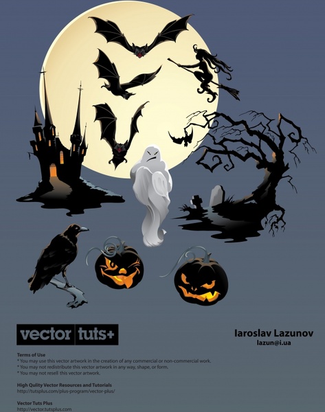 473x600 Halloween Bat Witch Vector Free Vector In Adobe Illustrator Ai