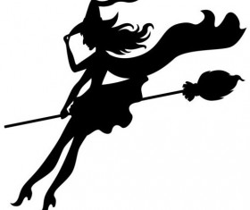 280x235 Witch Vector