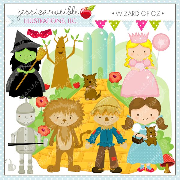 600x600 Wizard Of Oz Clipart Vector Art 4064386