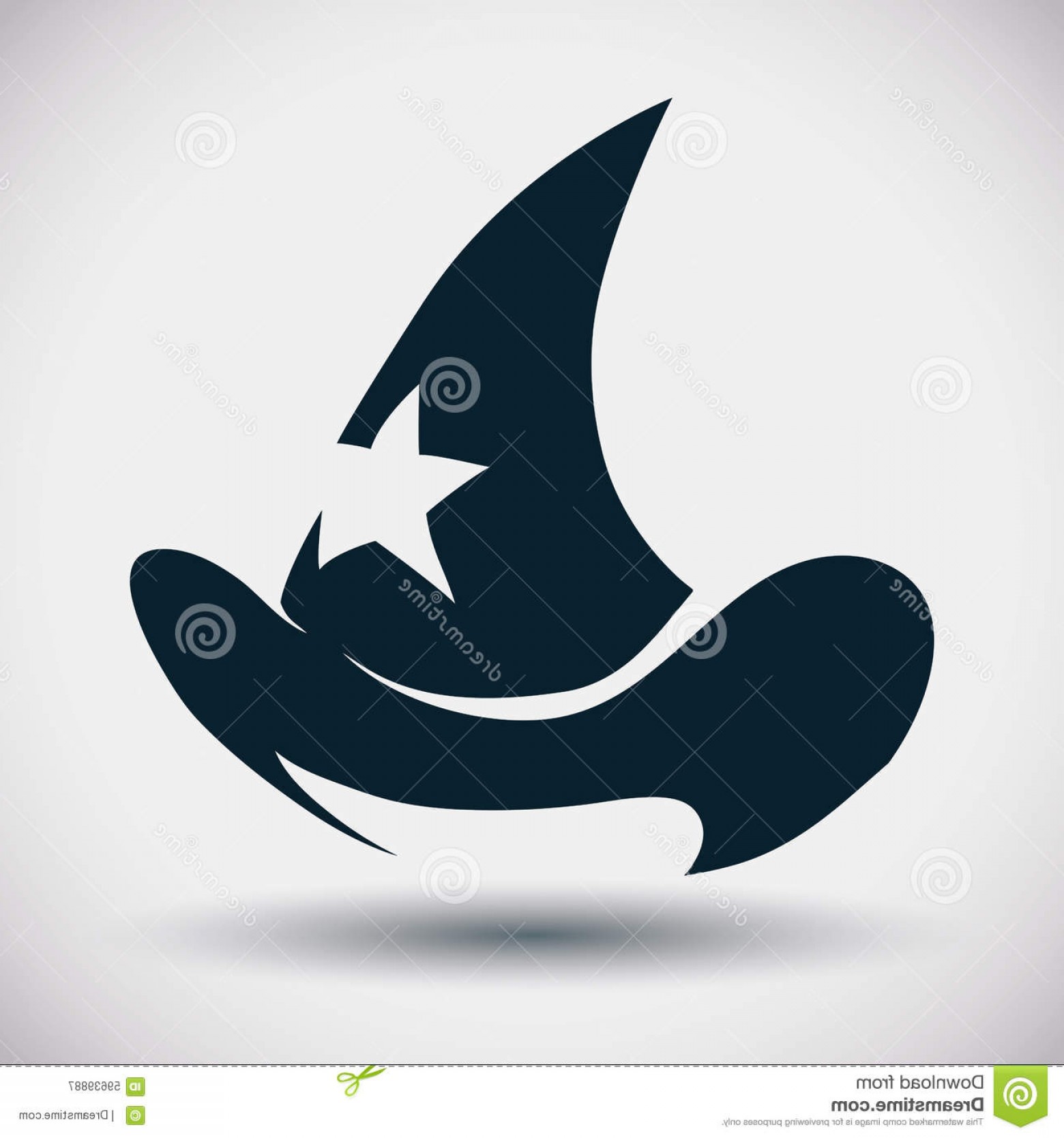 1560x1668 Stock Illustration Wizard Hat Icon Vector Illustration Image Arenawp