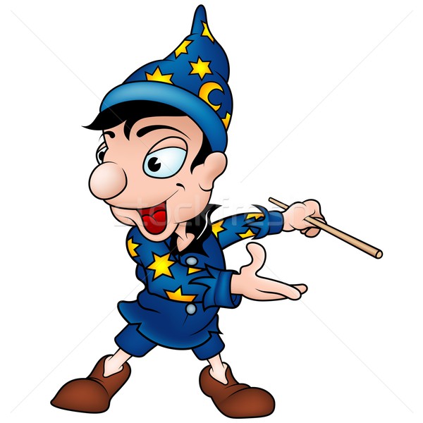 600x600 Blue Wizard Vector Illustration Roman Dekan (Derocz) ( 3180927