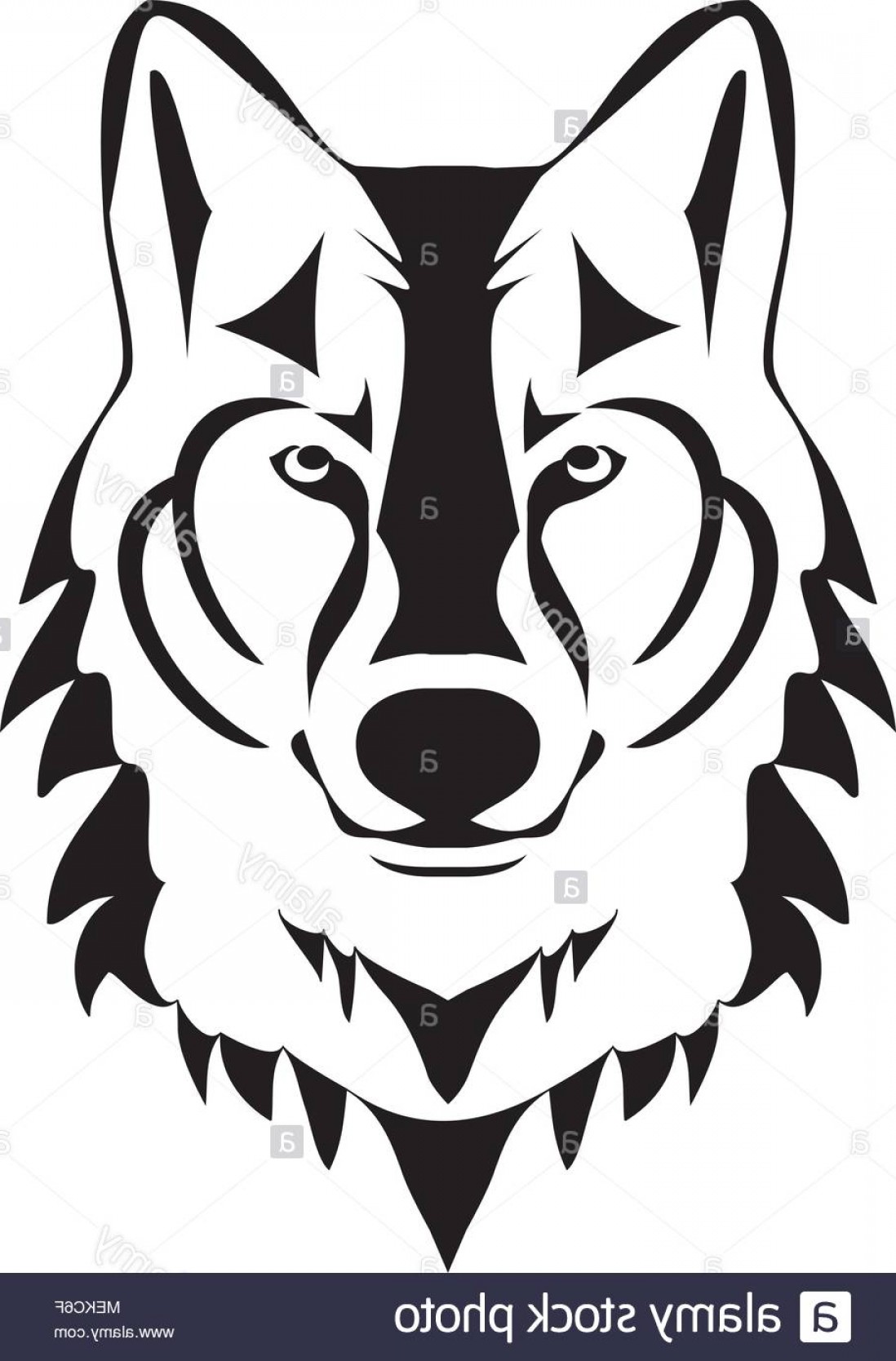 1098x1668 Vector Illustration Of A Wolf Head Silhouette Image Arenawp