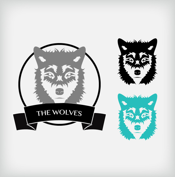 595x600 Wolf Logo Vector Design Free Vector In Adobe Illustrator Ai ( .ai
